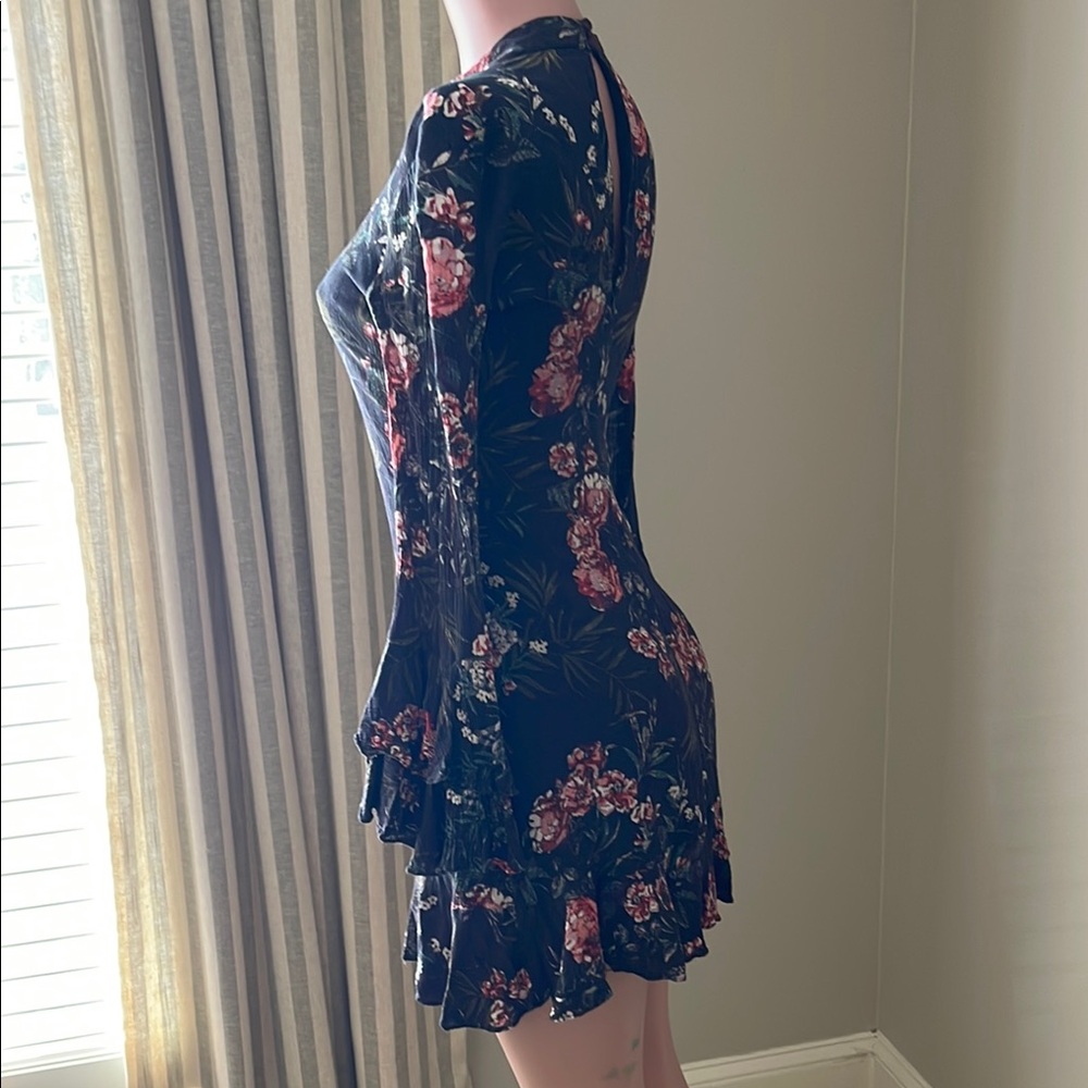 Floral Long Sleeve Dress - Picture 2 of 7